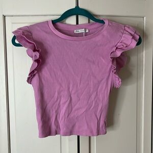 ZARA PINK CROP TOP